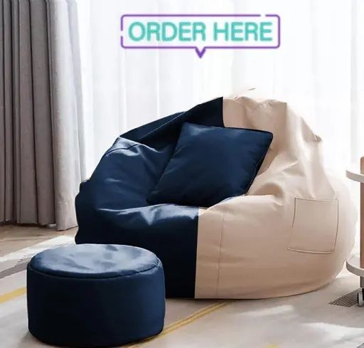 navodit 4XL Tear Drop Bean Bag Cover (Without Beans)-picture-28