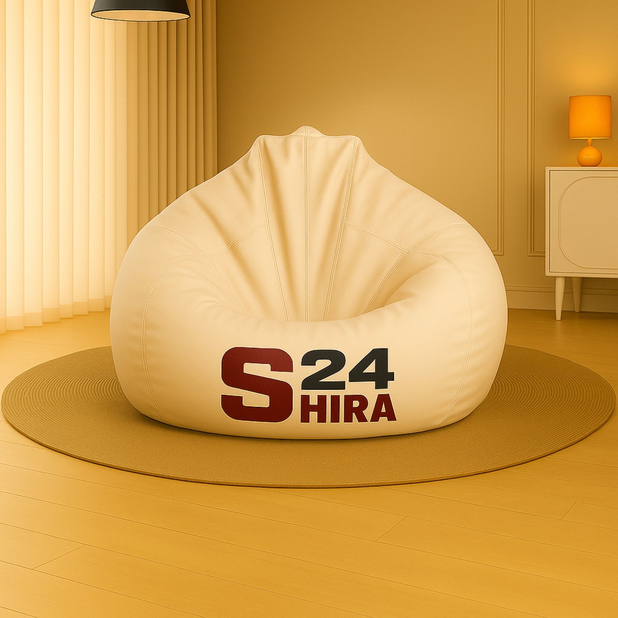 shira 24 XXL Tear Drop Bean Bag Cover (Without Beans)-picture-18