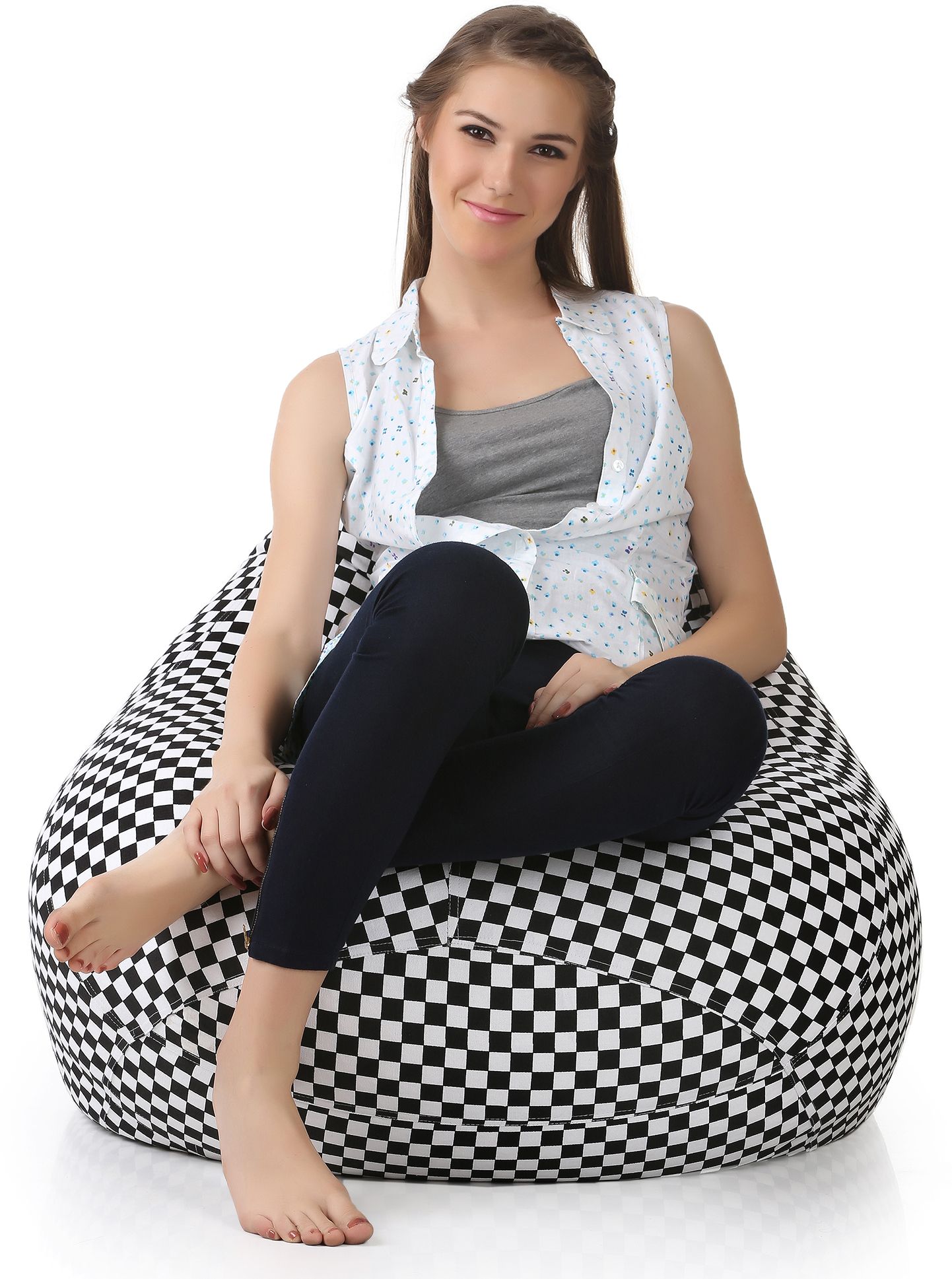 style homez XXL Tear Drop Bean Bag Cover (Without Beans)-picture-0