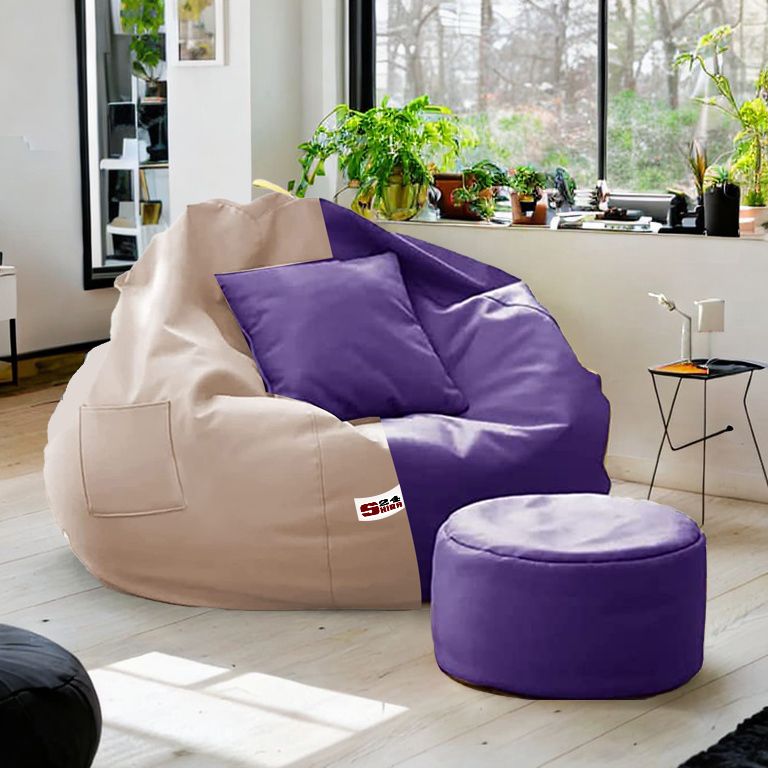 4XL Tear Drop Bean Bag Cover(Without Beans)