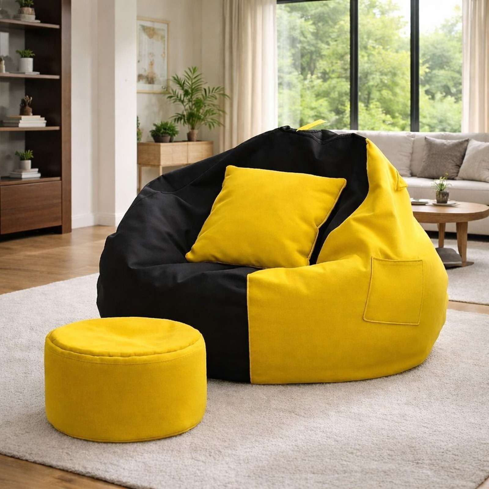 4XL Tear Drop Bean Bag Cover (Without Beans)-image-41