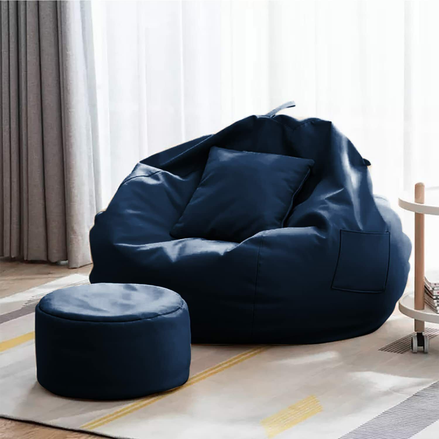 gunj XXL Tear Drop Bean Bag Cover(Without Beans)-picture-5