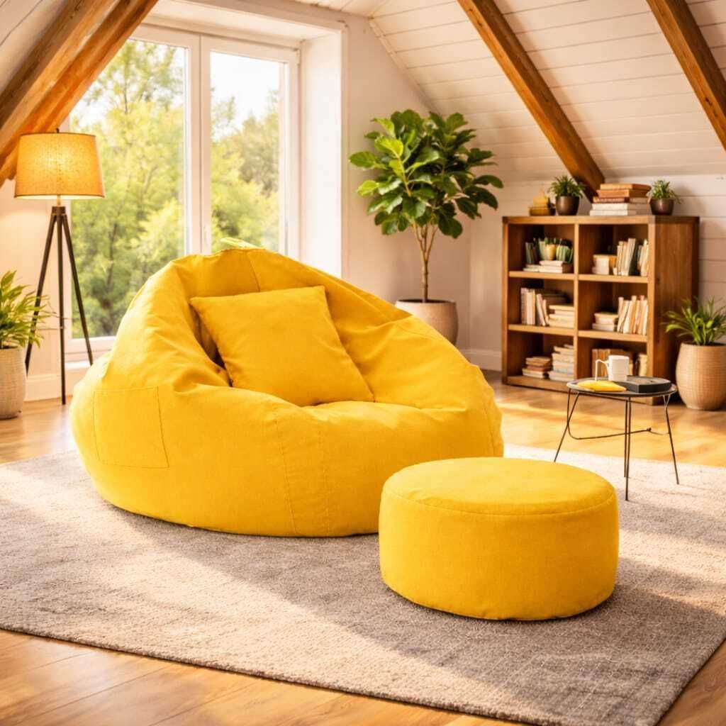 4XL Tear Drop Bean Bag Cover (Without Beans)-image-32