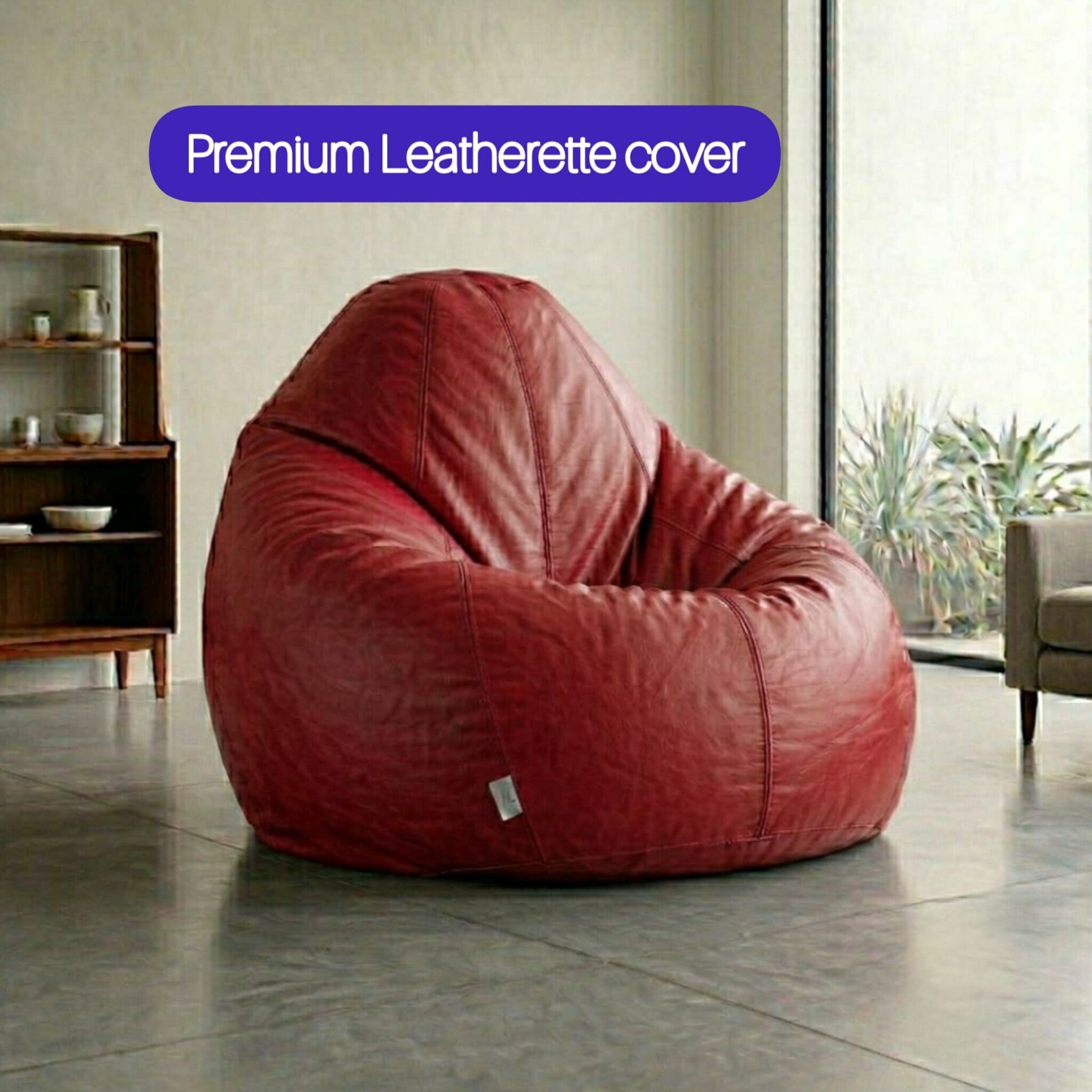 XXXL Tear Drop Bean Bag Cover (Without Beans)-image-42