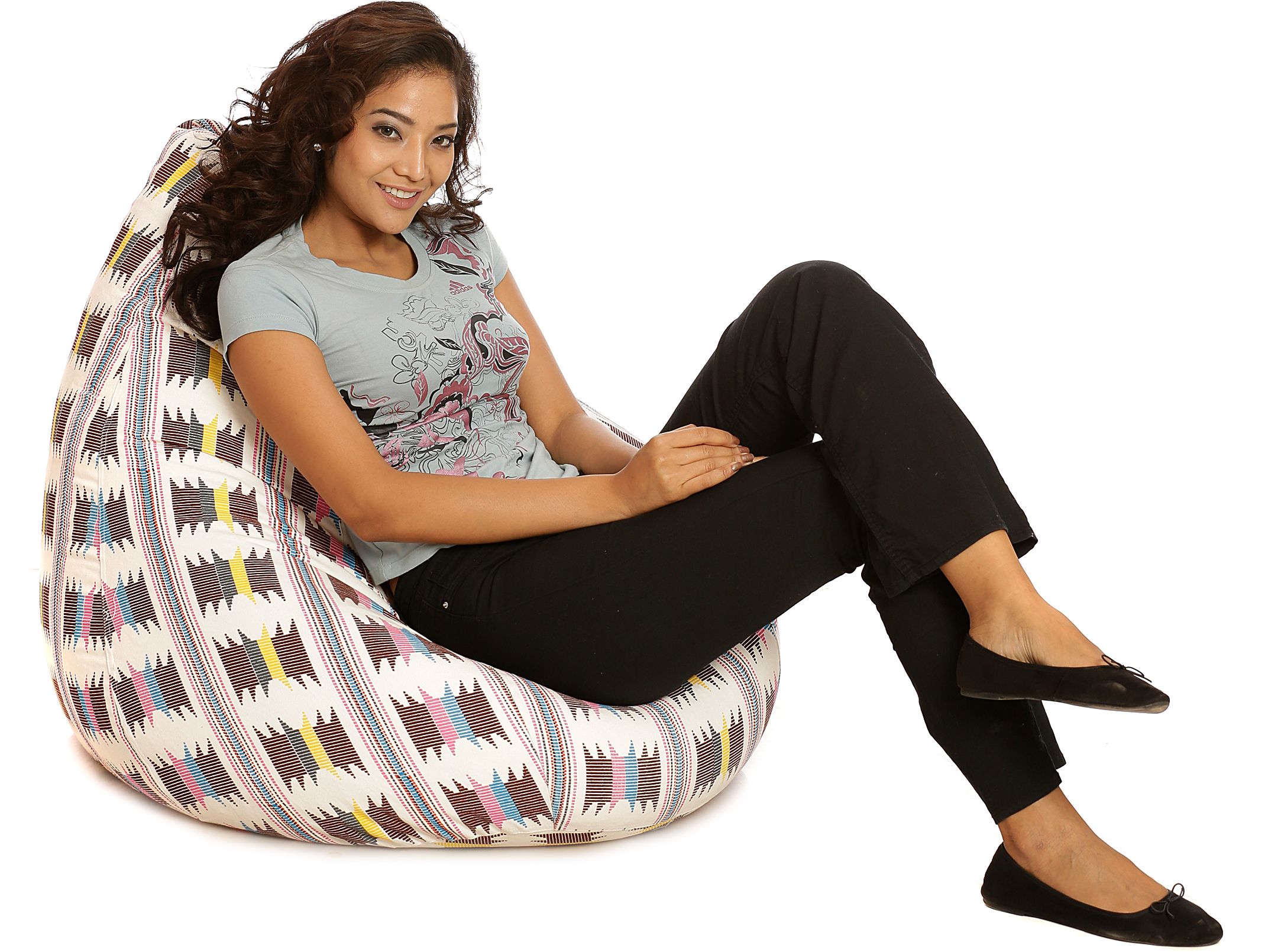 style homez XXL Tear Drop Bean Bag Cover (Without Beans)-picture-10