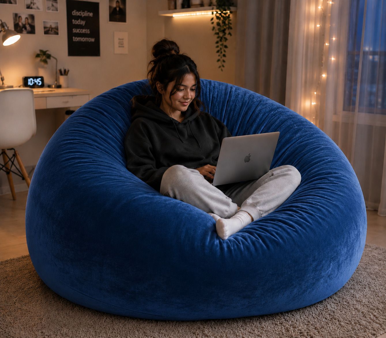 4XL Pouffe Bean Bag Cover (Without Beans)-image-34