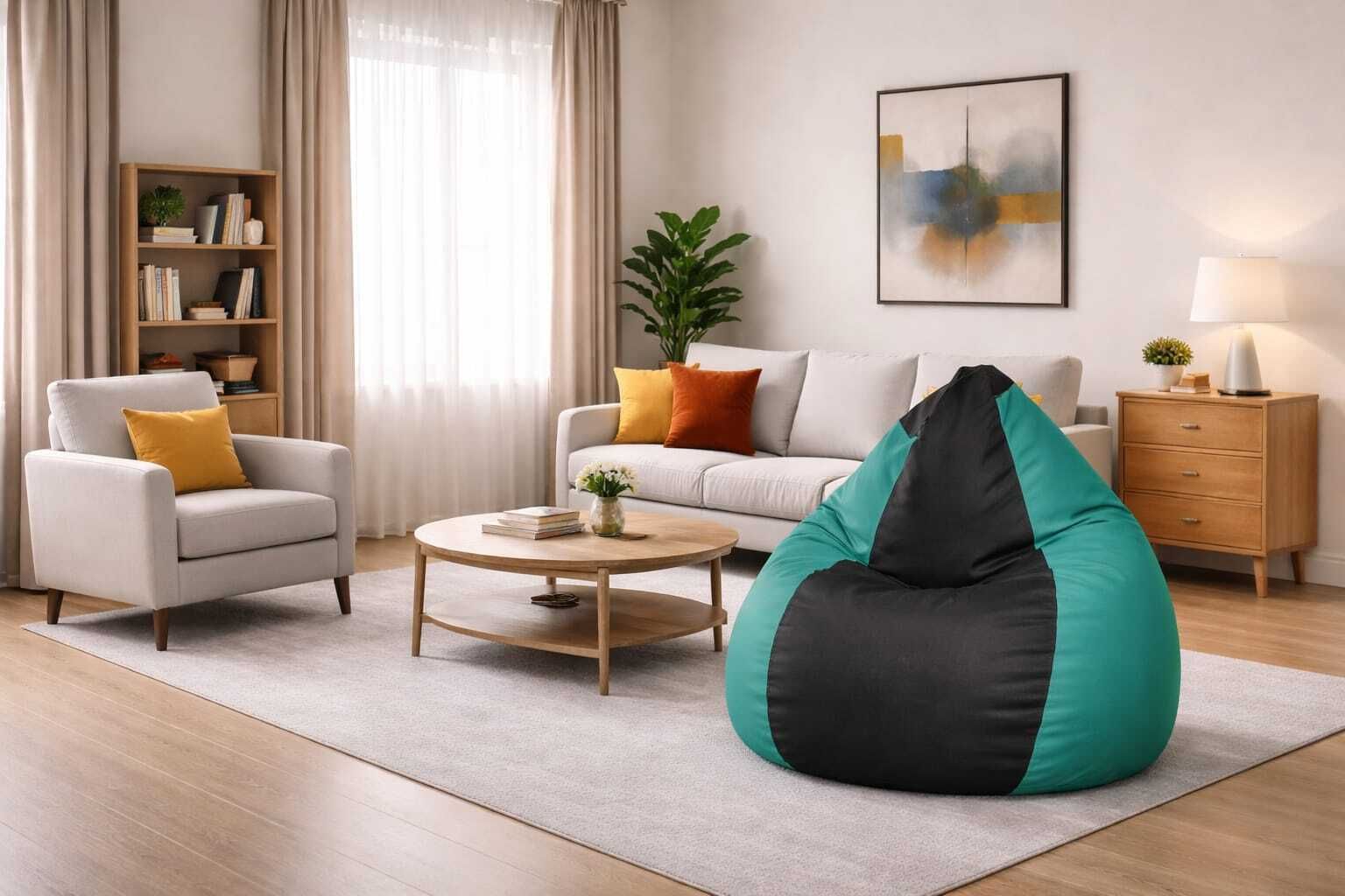 XXXL Tear Drop Bean Bag Cover (Without Beans)-image-22