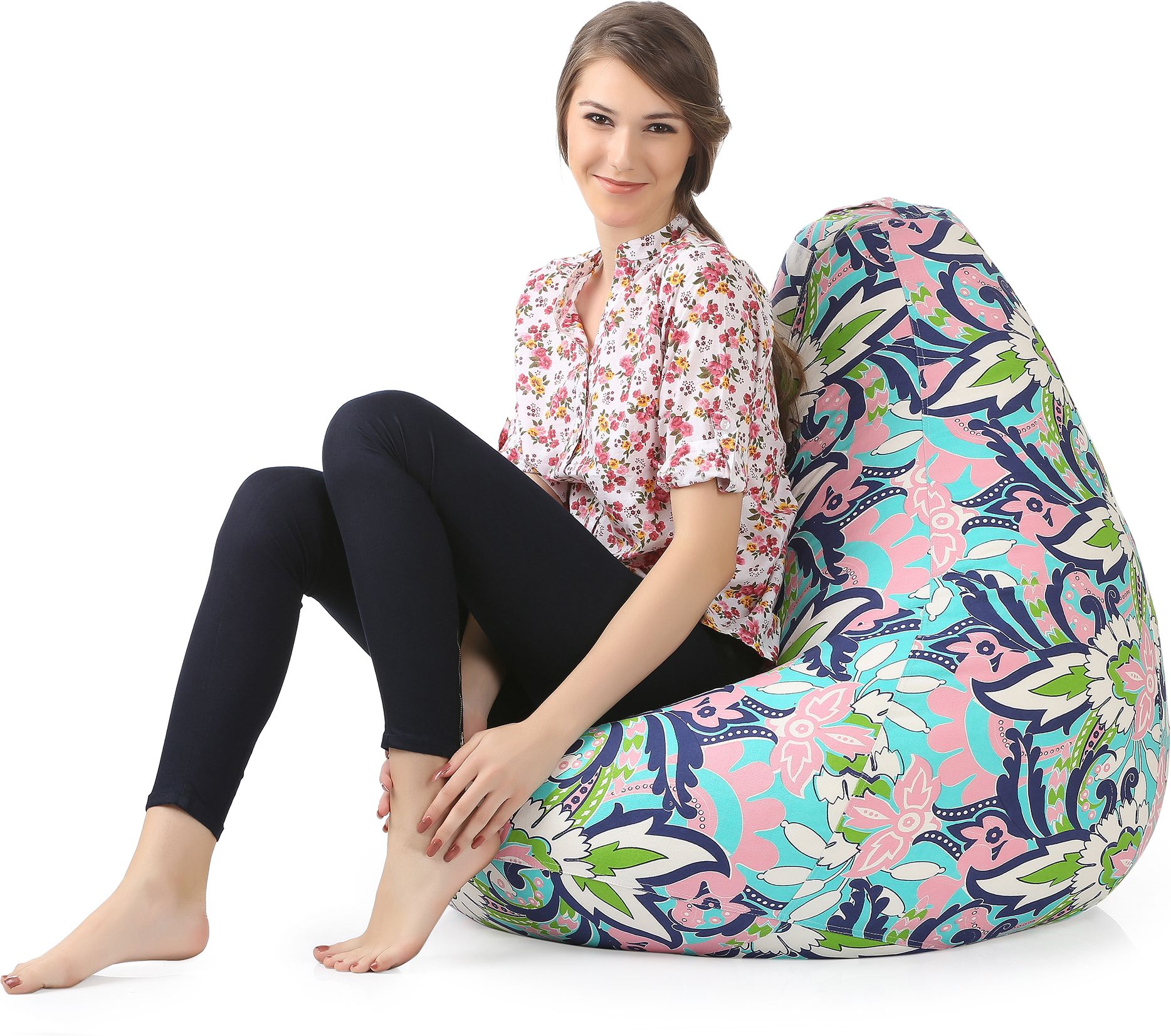 style homez XXL Tear Drop Bean Bag Cover (Without Beans)-picture-6