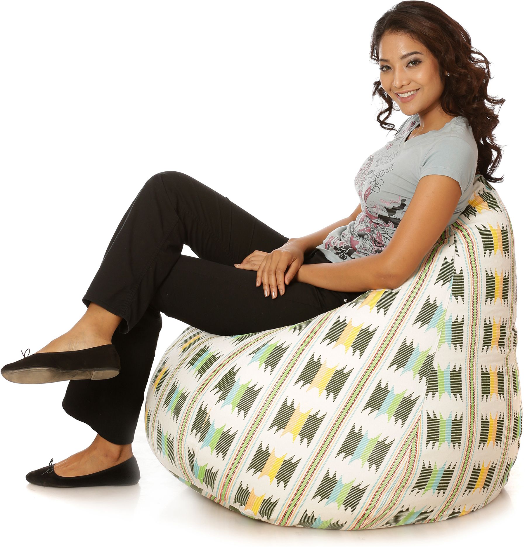 style homez XXL Tear Drop Bean Bag Cover (Without Beans)-picture-1