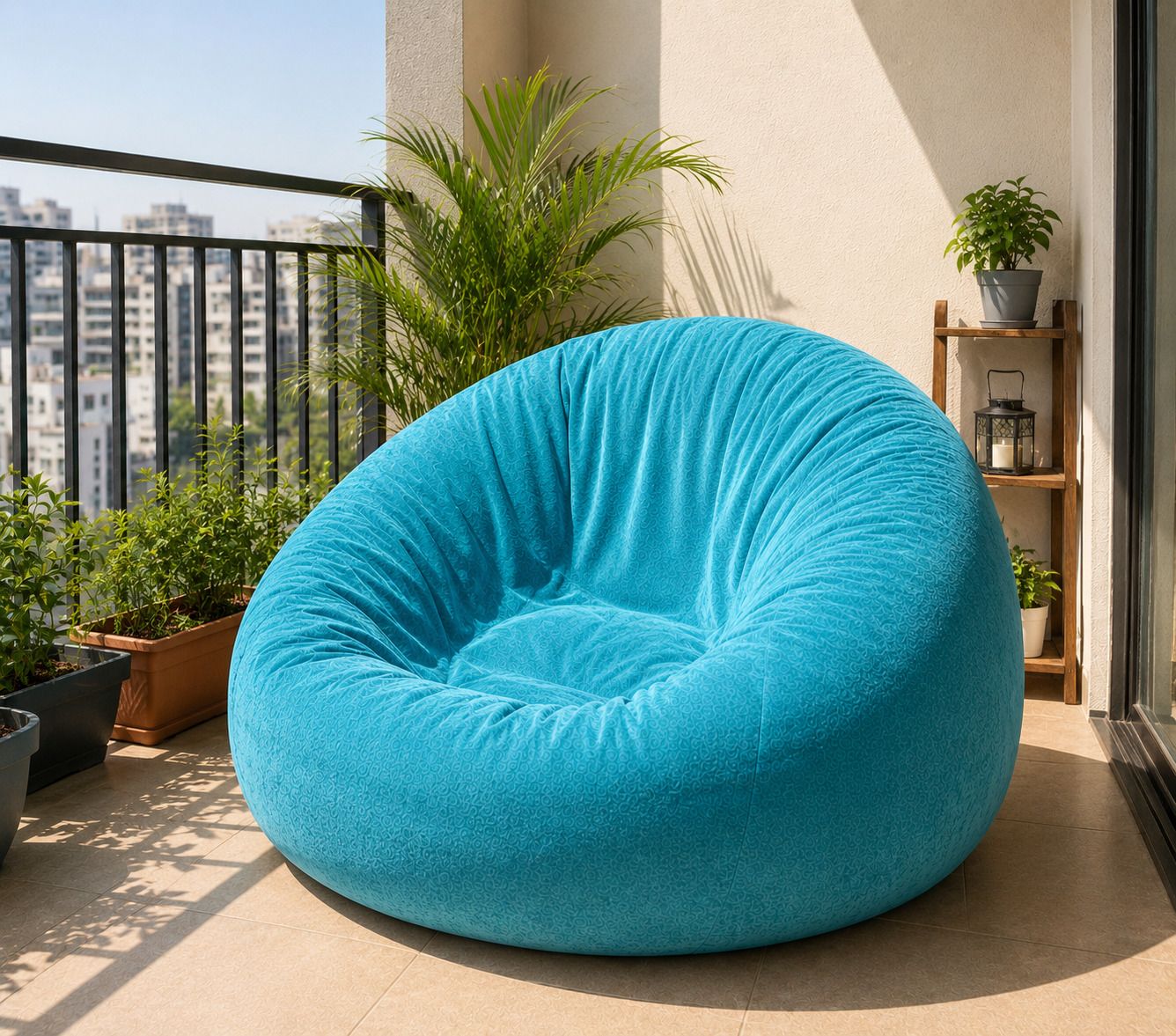 4XL Pouffe Bean Bag Cover (Without Beans)-image-35