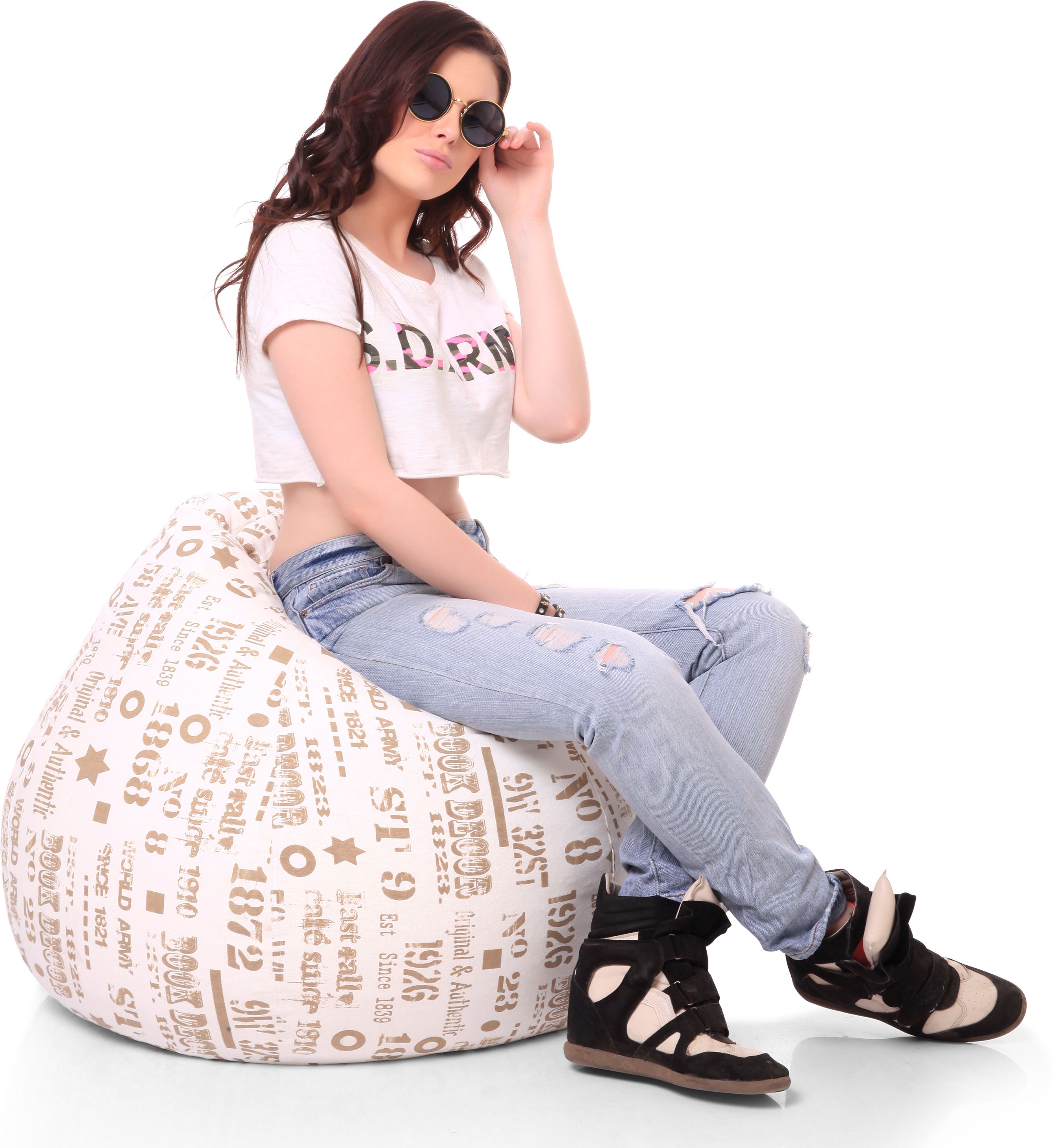 style homez XL Tear Drop Bean Bag Cover (Without Beans)-picture-29
