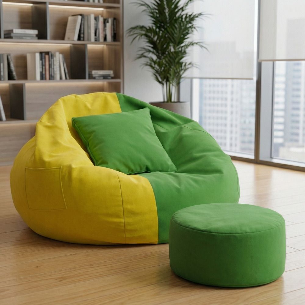 4XL Tear Drop Bean Bag Cover (Without Beans)-image-26