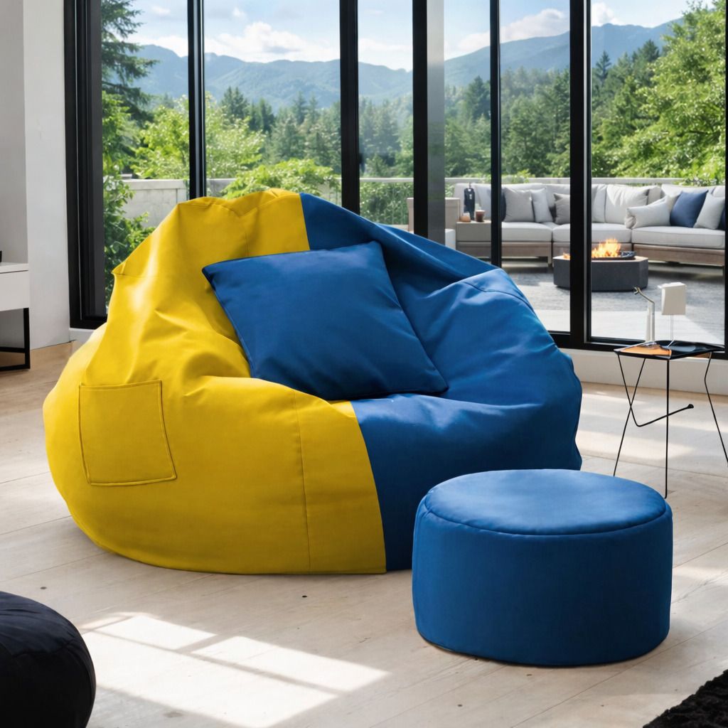 4XL Tear Drop Bean Bag Cover (Without Beans)-image-45