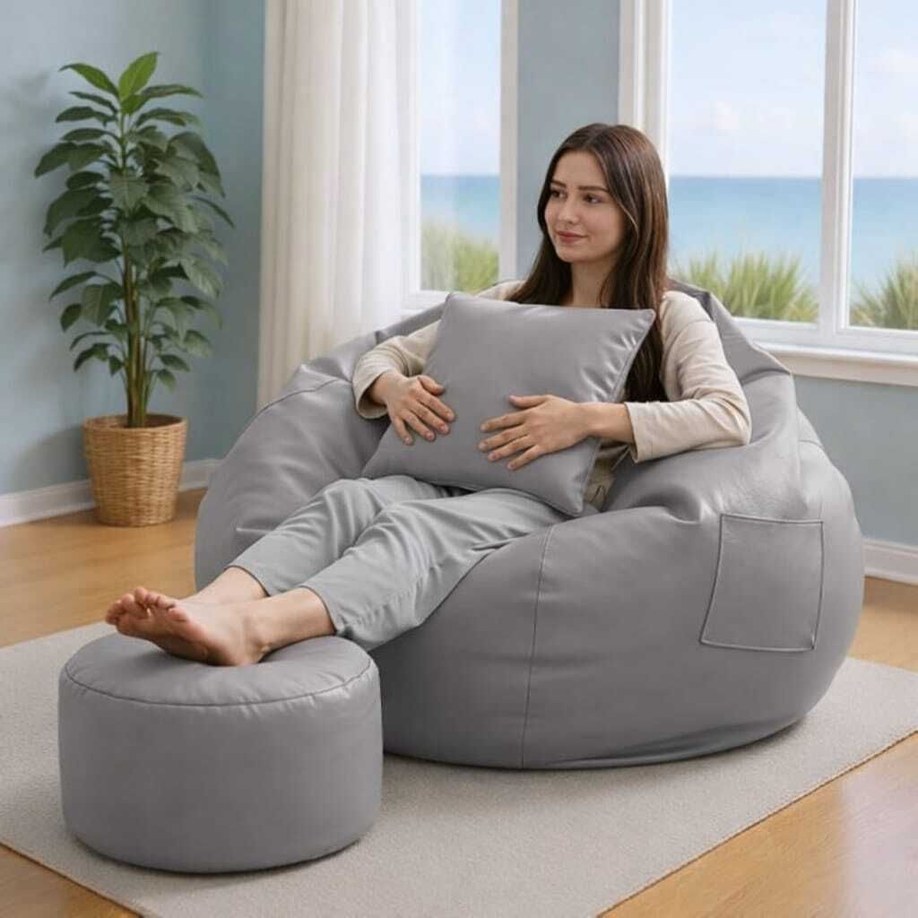 XXXL Tear Drop Bean Bag Cover (Without Beans)-image-25
