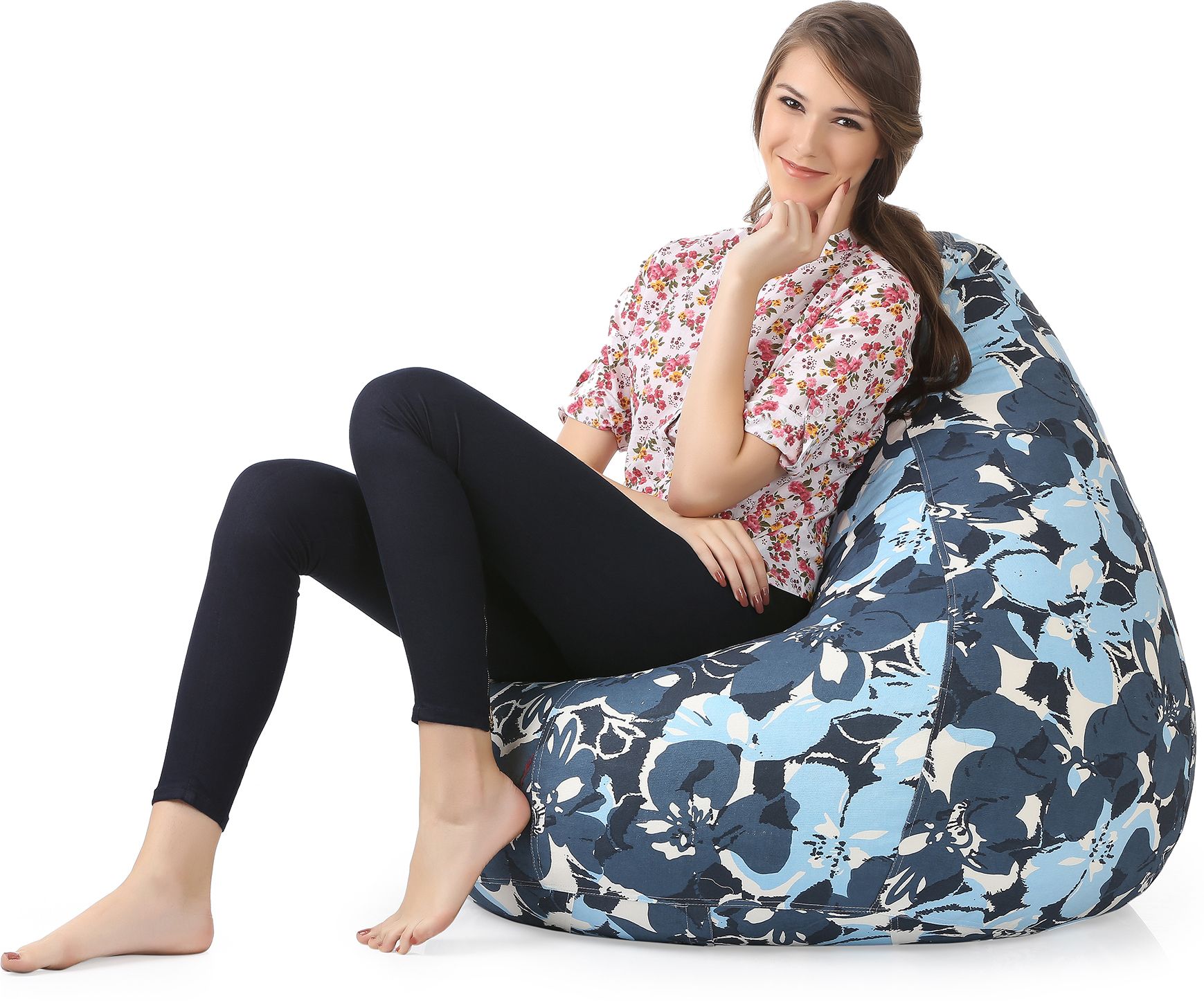 style homez XXL Tear Drop Bean Bag Cover (Without Beans)-picture-37
