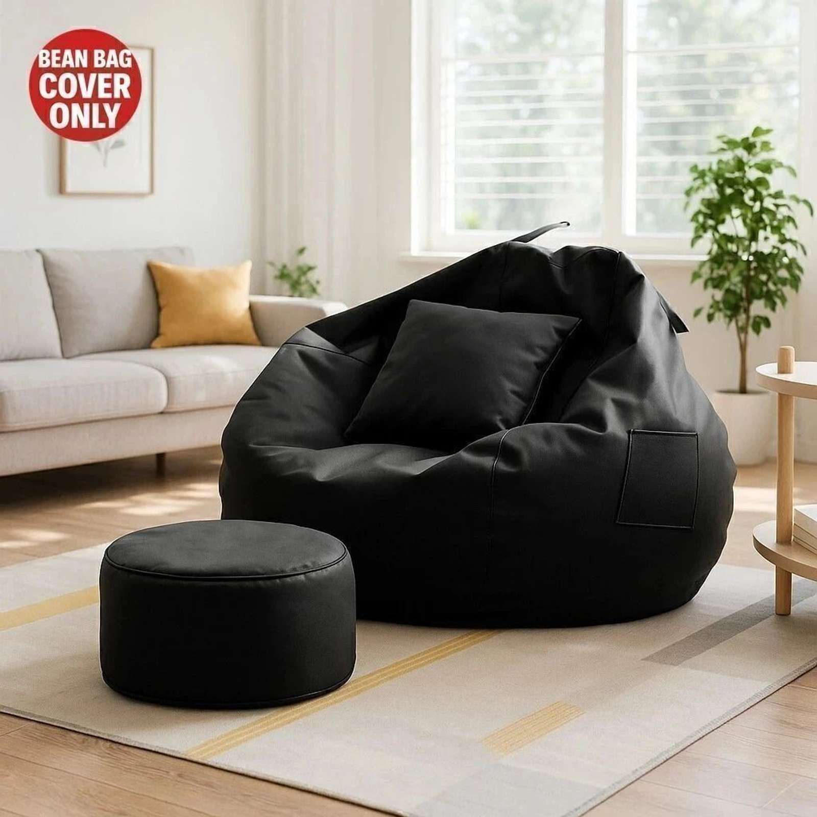 5XL Tear Drop Bean Bag Cover (Without Beans)-image-35
