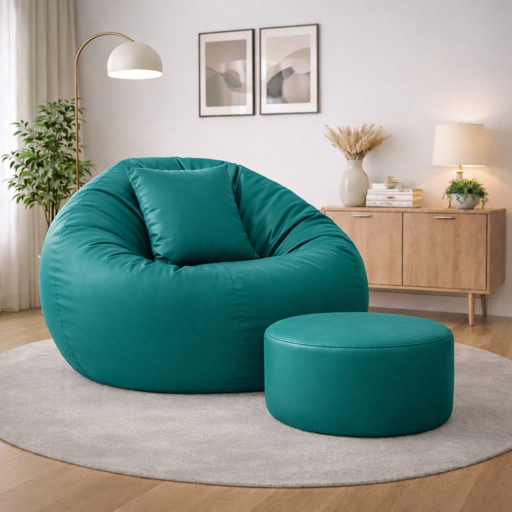 4XL Tear Drop Bean Bag Cover (Without Beans)-image-1