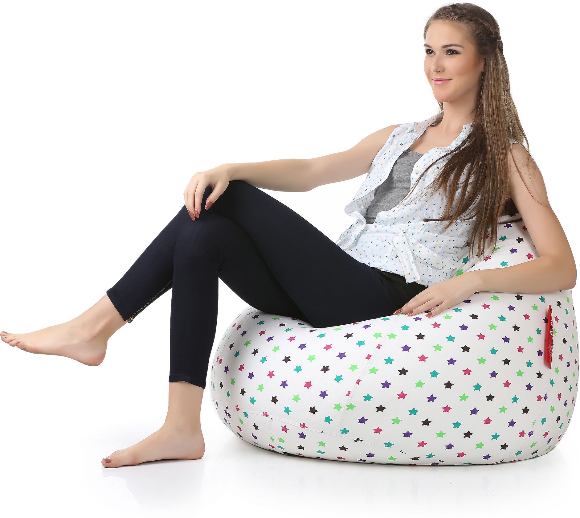 style homez XXL Tear Drop Bean Bag Cover (Without Beans)-picture-11