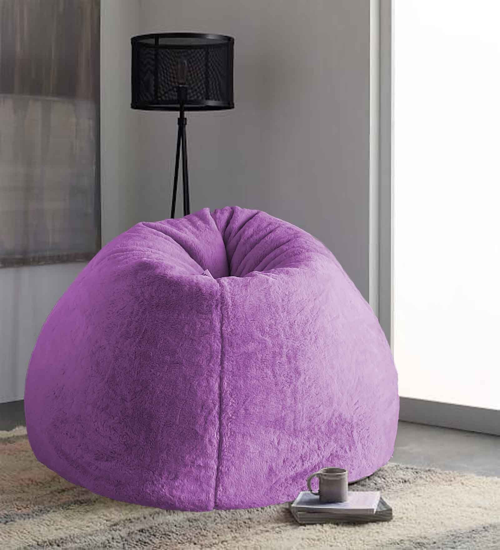 Jumbo Pouffe Bean Bag Cover(Without Beans)-image-48