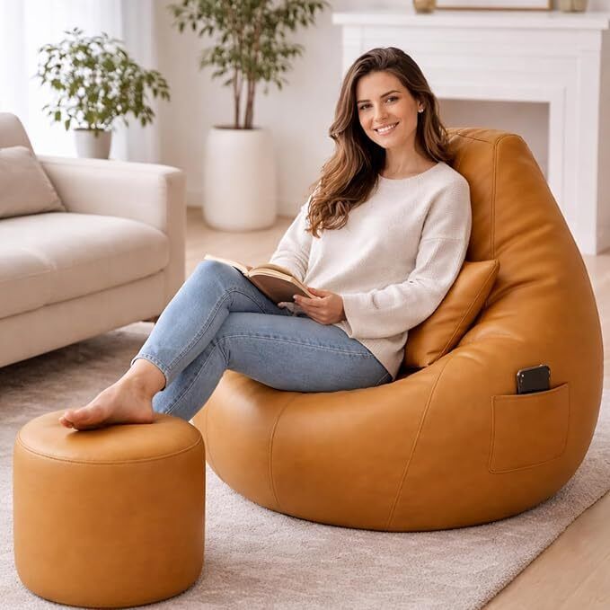 XXXL Chair Bean Bag Cover (Without Beans)-image-21