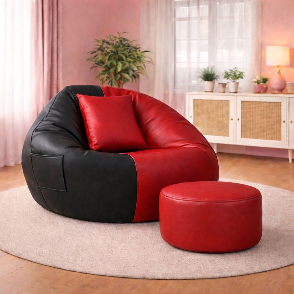 4XL Tear Drop Bean Bag Cover (Without Beans)-image-34