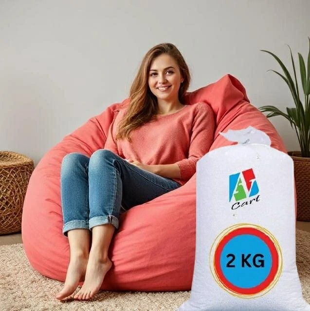 Bean Bag Filler 2 kg – Soft and Durable Thermocol Beads for Chairs & Loungers Bean Bag Filler-image-41