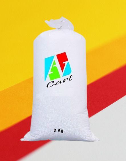 av cart 2 Kg EPS Beans for Cushioning, Filling & Packaging White Thermocol Beads NB227 Bean Bag Filler-picture-12