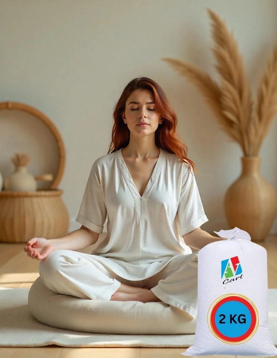 av cart Comfortable Bean Bag Refill – 2 kg EPS Beads for Relaxing Feel Bean Bag Filler-picture-26