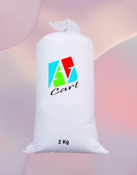 2 Kg EPS Beans for Cushioning, Filling & Packaging White Thermocol Beads NB118 Bean Bag Filler-image-25
