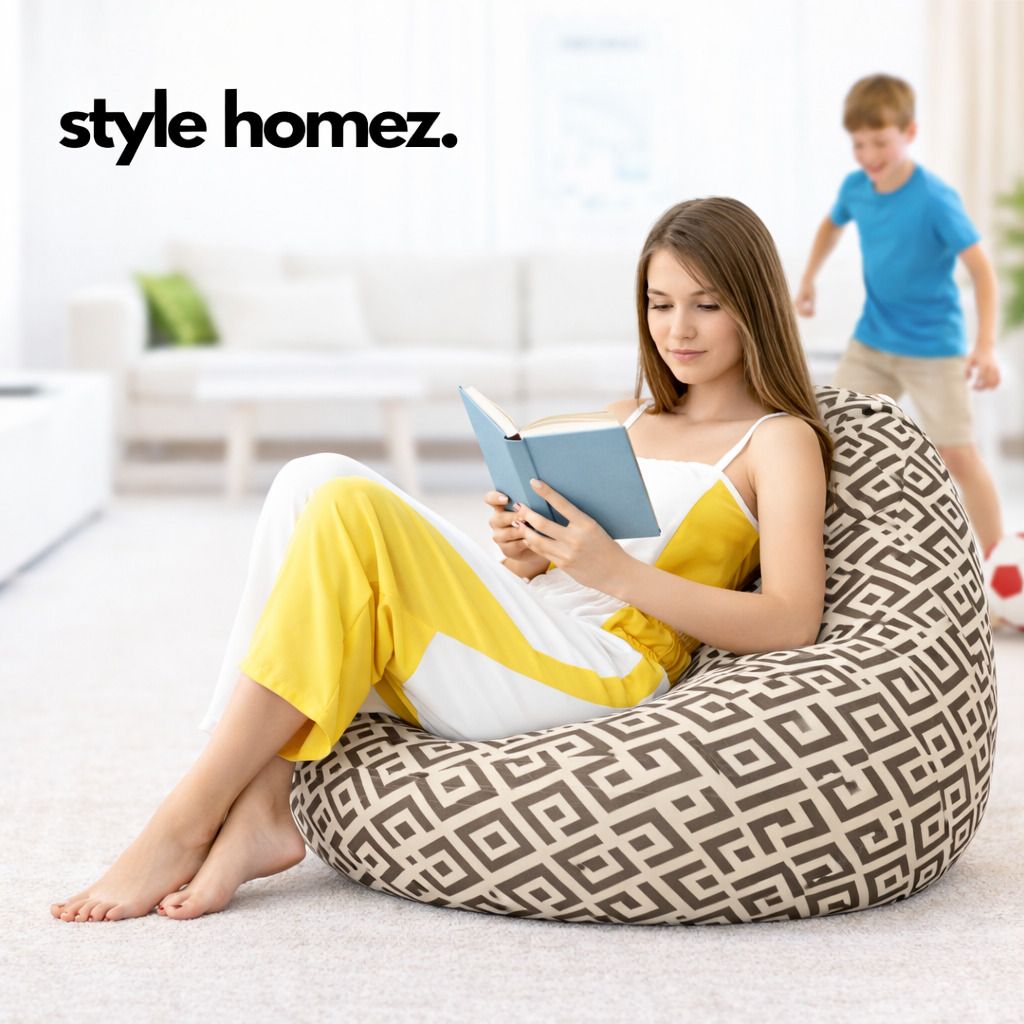 style homez XXL Tear Drop Bean Bag Cover (Without Beans)-picture-21