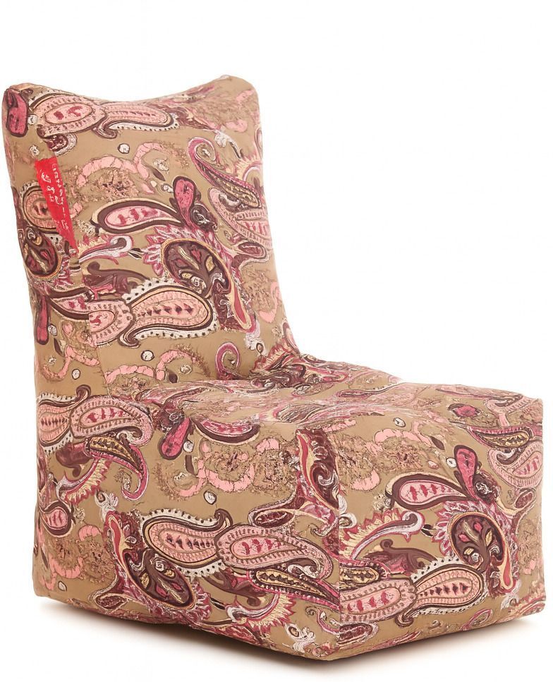 style homez Large CANVAS CLASSIC CHAIR, Cotton Paisley Printed Bean Bag Chair With Bean Filling-picture-6