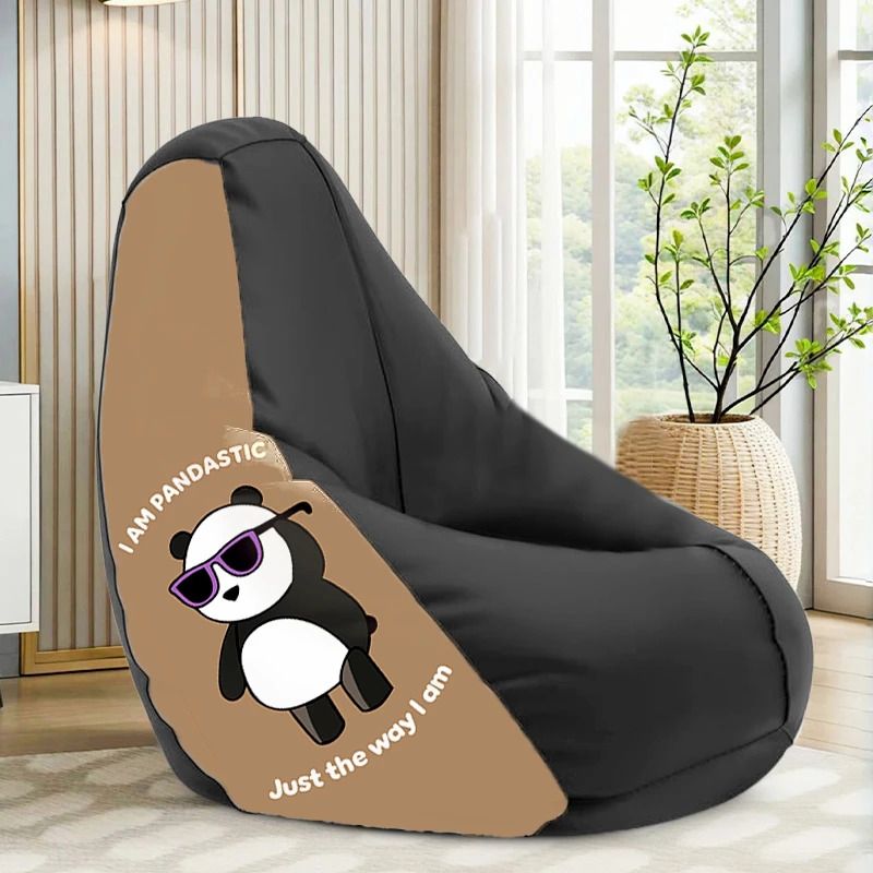 XXXL I'm Pandastic Printed Bean Bag Filled With Beans Teardrop Bean Bag With Bean Filling-image-44