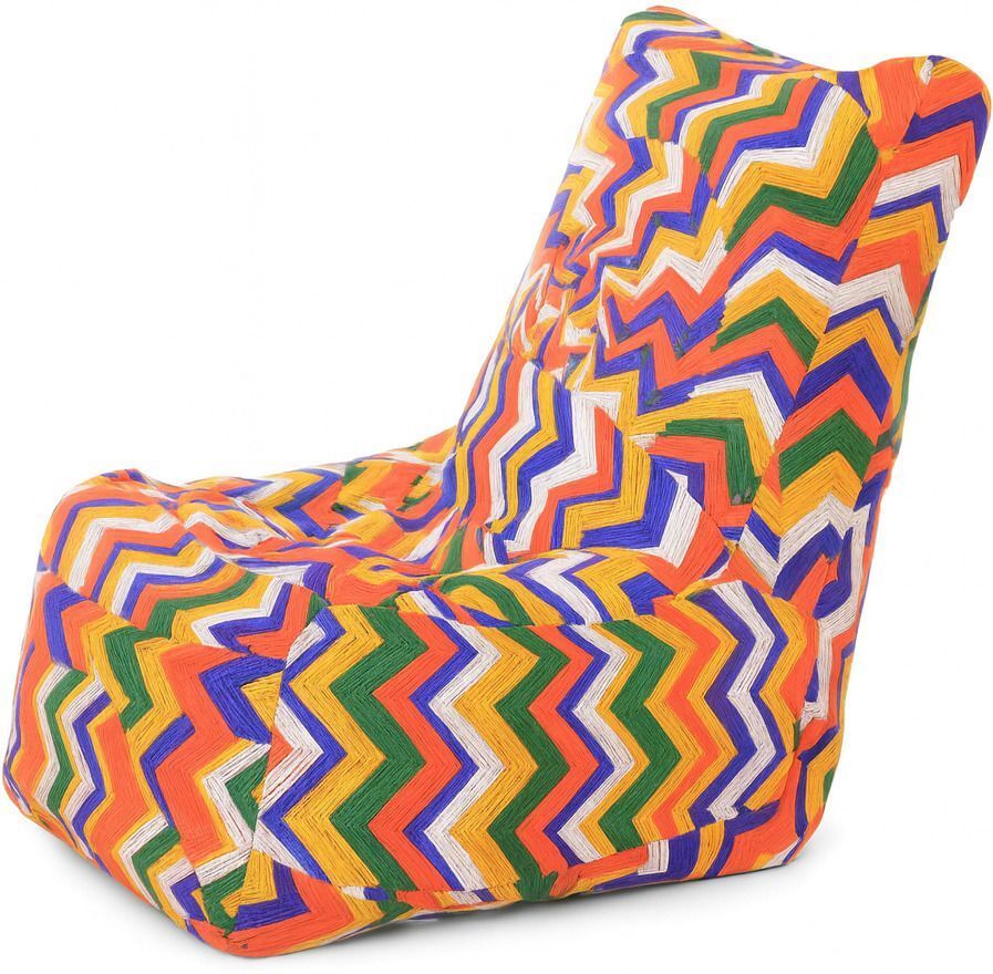 style homez XL CANVAS CLASSIC CHAIR, Cotton Canvas Stripes Printed Bean Bag Chair With Bean Filling-picture-32