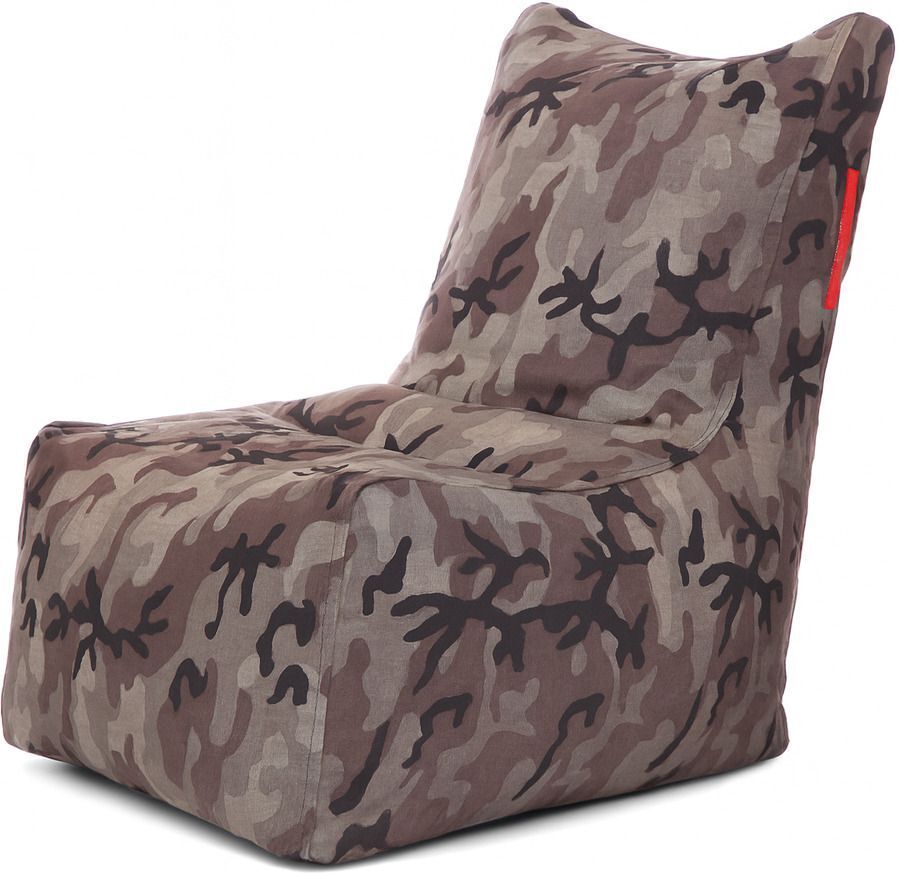 XL CANVAS CLASSIC CHAIR, Cotton Canvas Stripes Printed Bean Bag Chair With Bean Filling-image-29