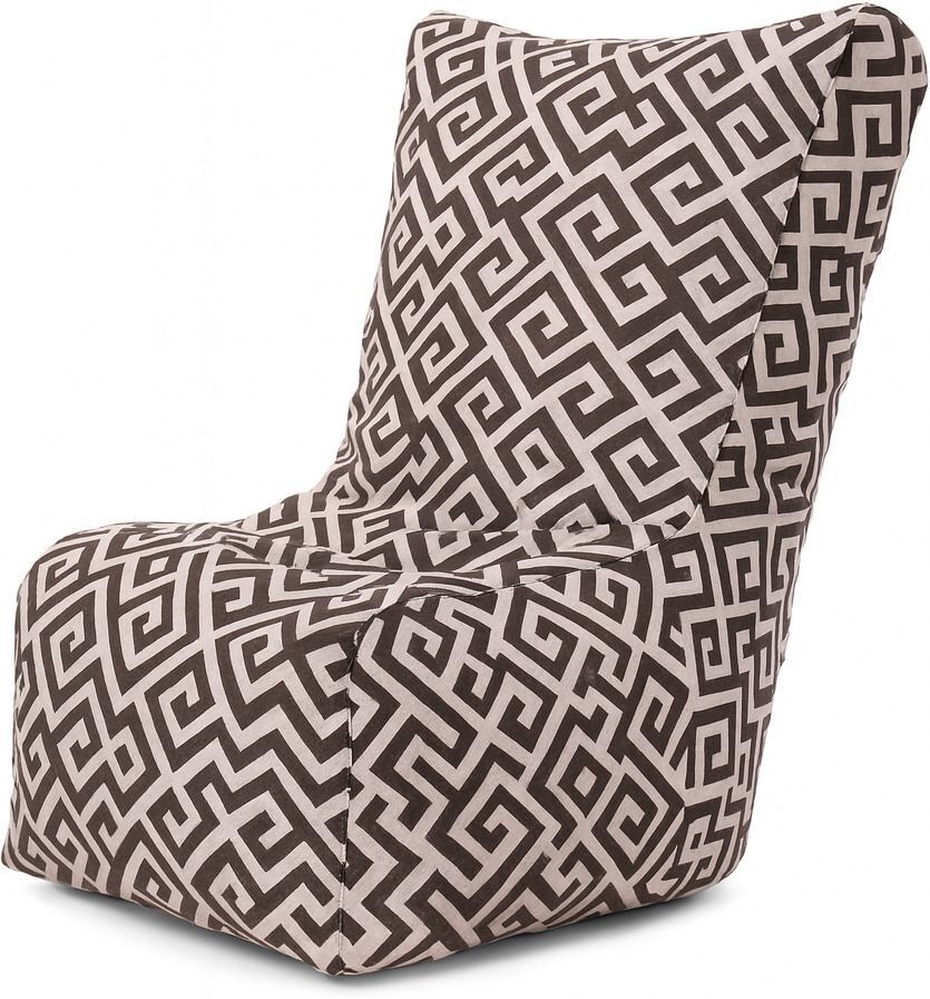 style homez Large CANVAS CLASSIC CHAIR, Cotton Geometric Printed Bean Bag Chair With Bean Filling-picture-10