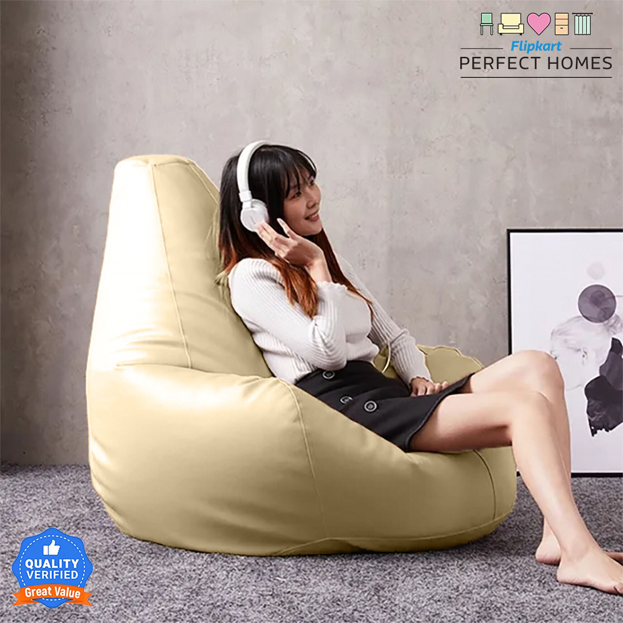 4XL Teardrop Bean Bag With Bean Filling-image-13