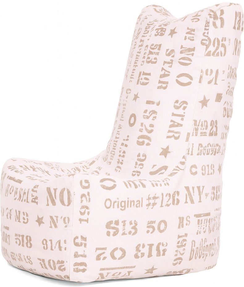 style homez Large CANVAS CLASSIC CHAIR, Cotton Abstract Printed Bean Bag Chair With Bean Filling-picture-49