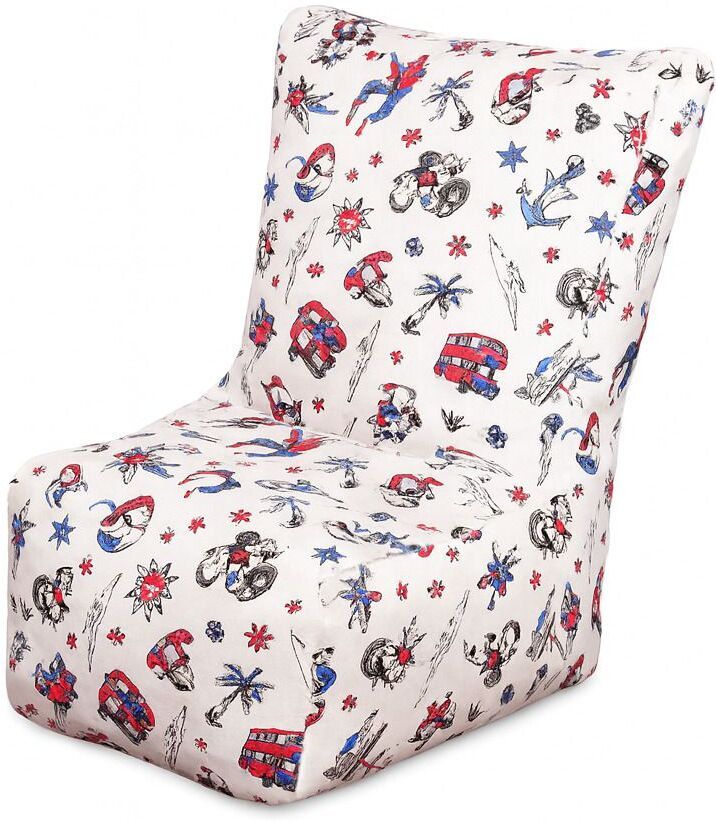 style homez XL CANVAS CLASSIC CHAIR, Cotton Canvas Stripes Printed Bean Bag Chair With Bean Filling-picture-10