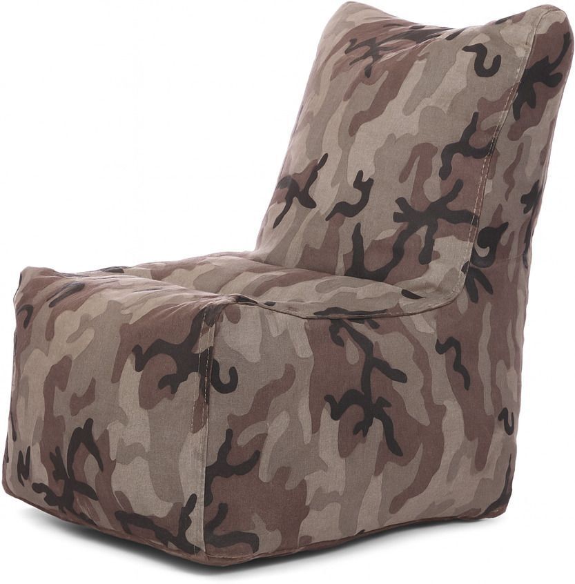 style homez Large CANVAS CLASSIC CHAIR, Cotton Camouflage Printed Bean Bag Chair With Bean Filling-picture-46