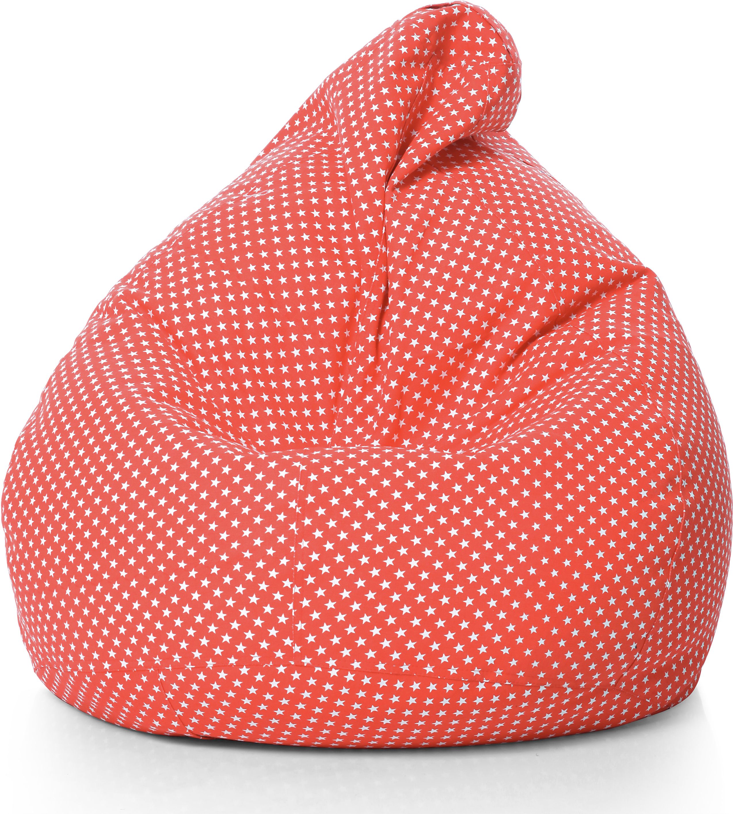 XXXL Classic Cotton Canvas Star Printed Teardrop Bean Bag With Bean Filling-image-40