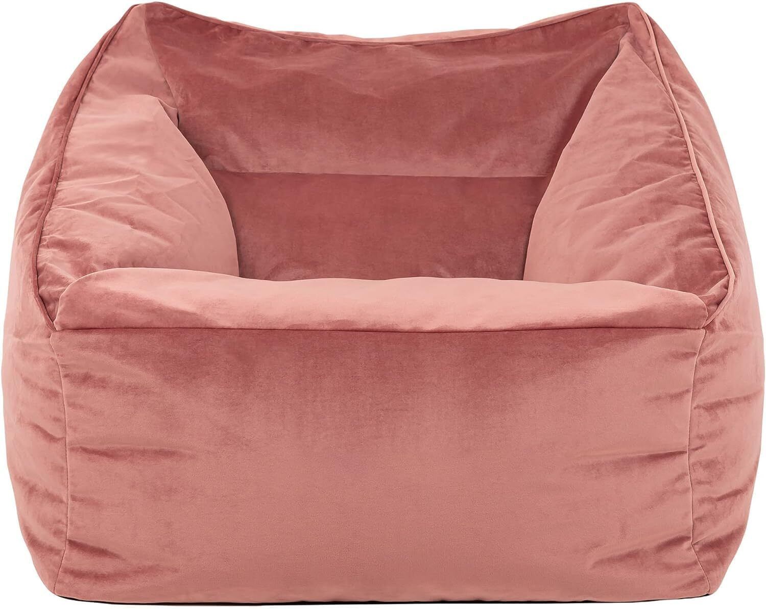 4XL GIGLICK RoyalSit Velvet Lounge Bean Bag Accent Chair Living Room Furniture | Bean Bag Chair With Bean Filling-image-2