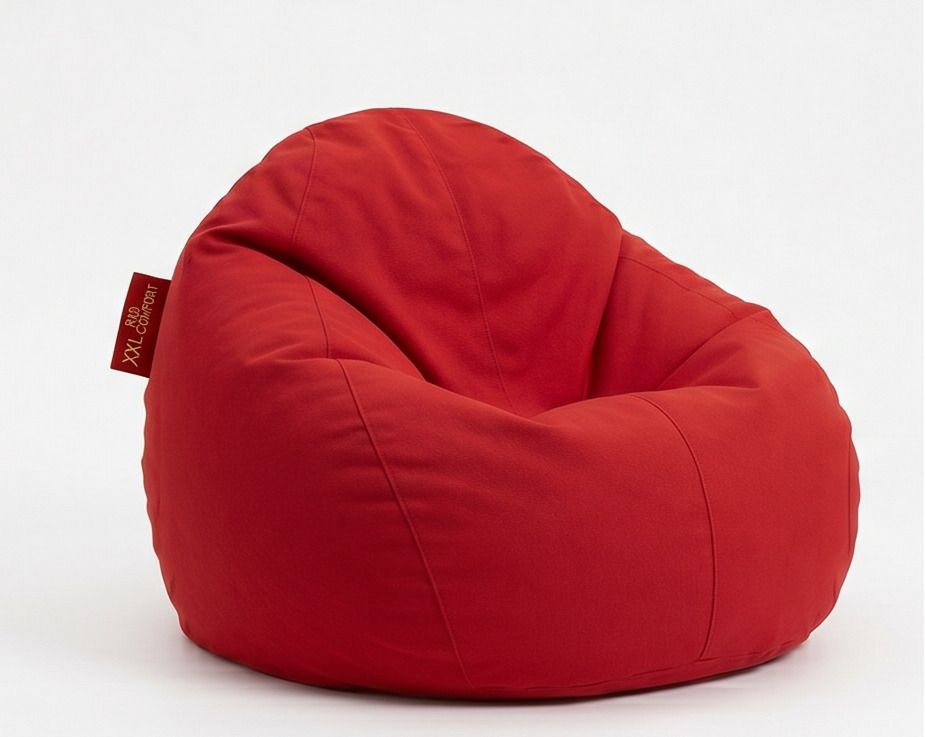 XL Red Bean Bag Bean Bag Chair With Bean Filling-image-2