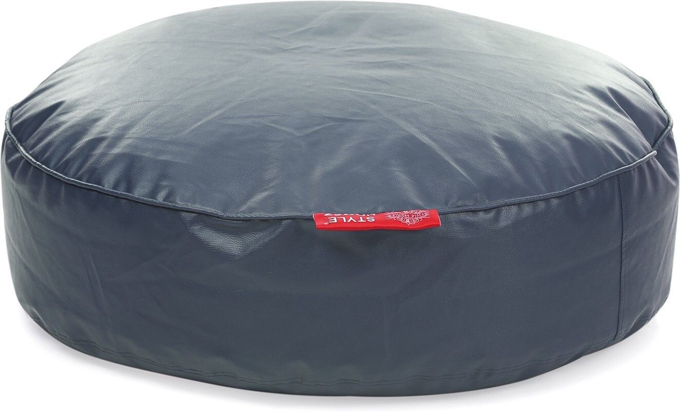 style homez XXL Classic Round Floor Cushion Bean Bag Footstool With Bean Filling-picture-19
