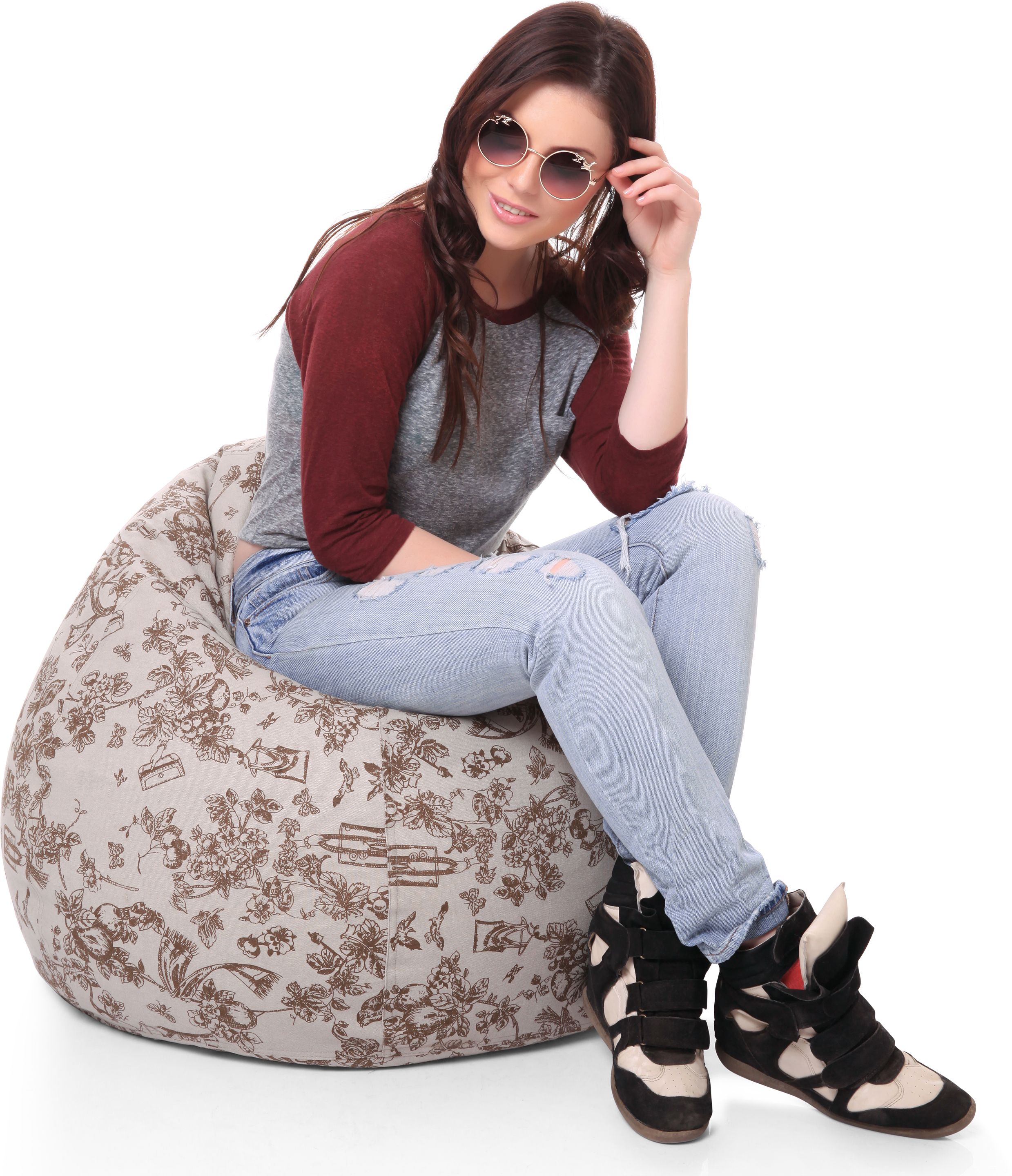 style homez XL Tear Drop Bean Bag Cover (Without Beans)-picture-32