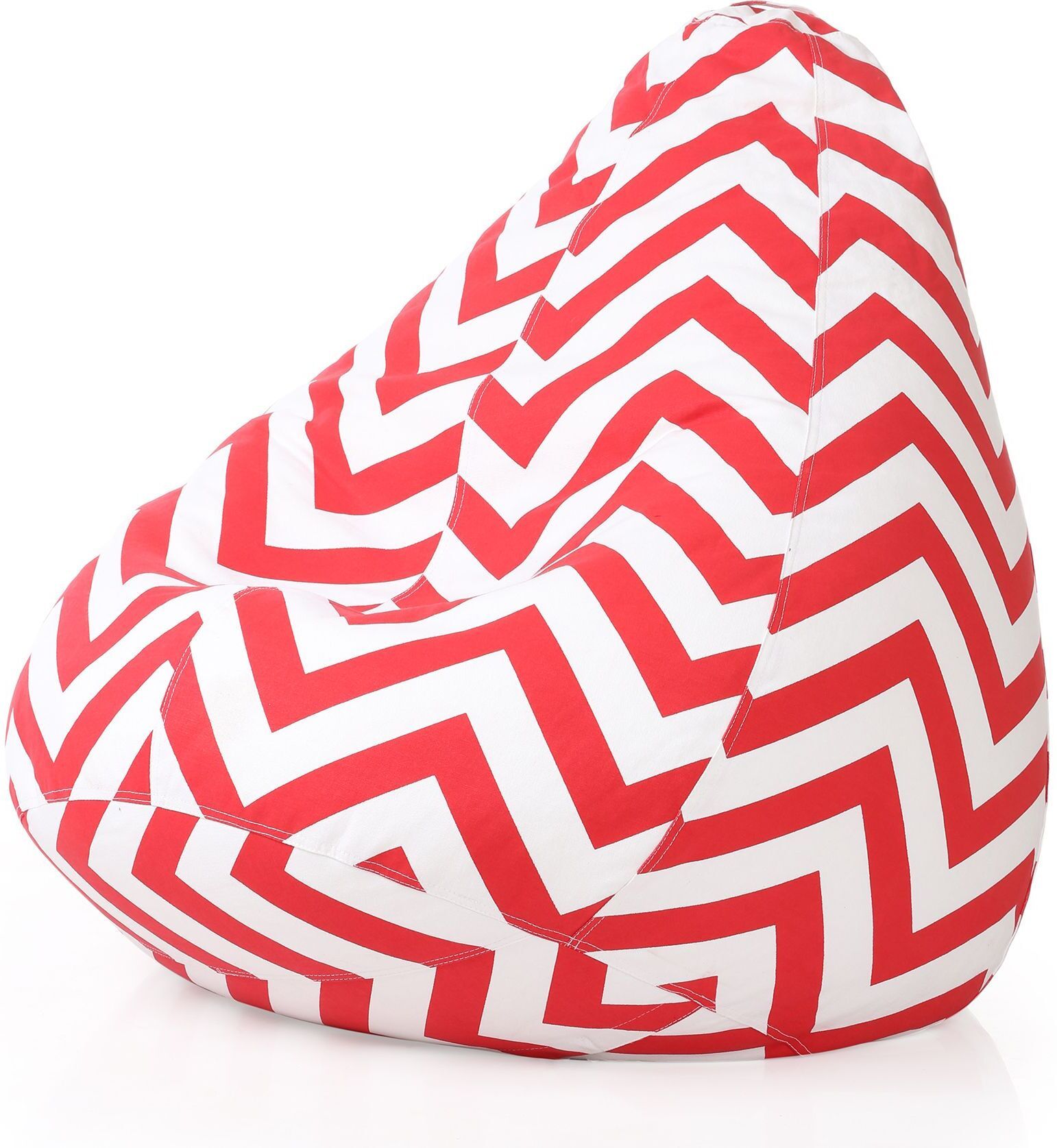 style homez 4XL Classic Cotton Canvas Stripes Printed Teardrop Bean Bag With Bean Filling-picture-46