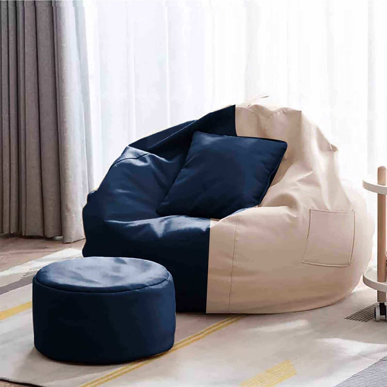 XXXL Tear Drop Bean Bag Cover (Without Beans)-image-14