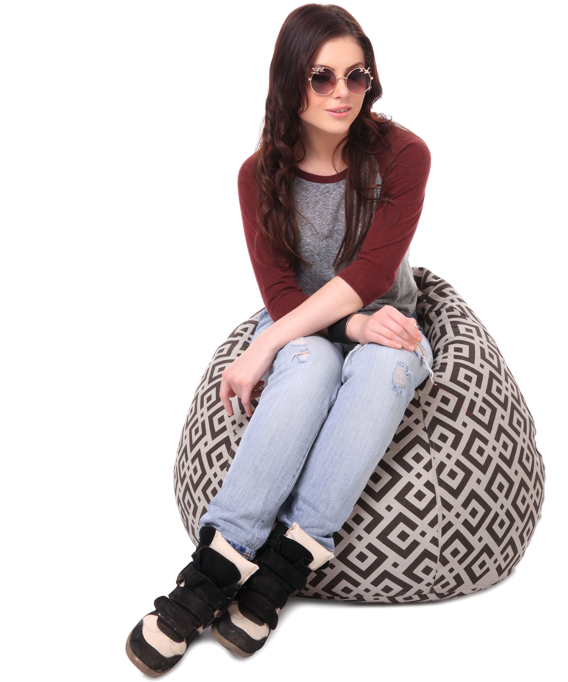 style homez XL Tear Drop Bean Bag Cover (Without Beans)-picture-28