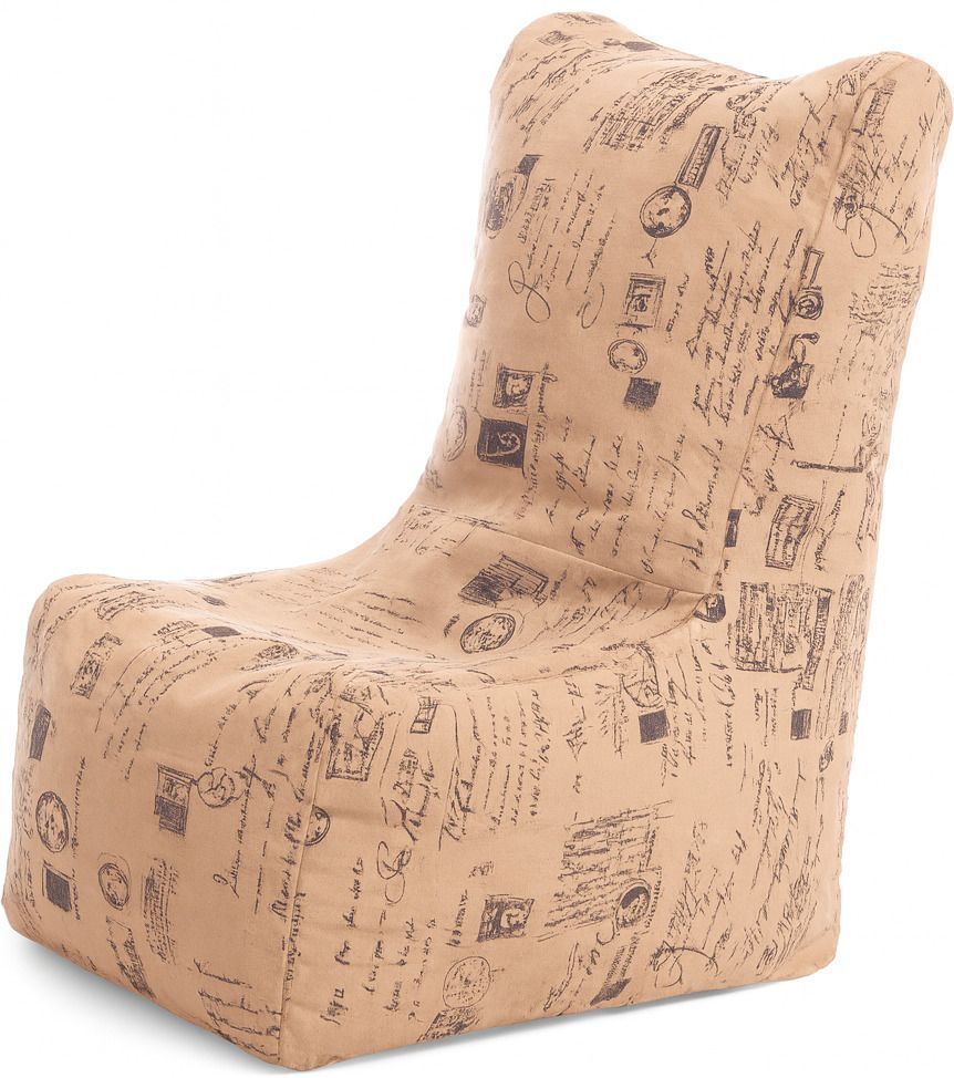 style homez Large CANVAS CLASSIC CHAIR, Cotton Abstract Printed Bean Bag Chair With Bean Filling-picture-18