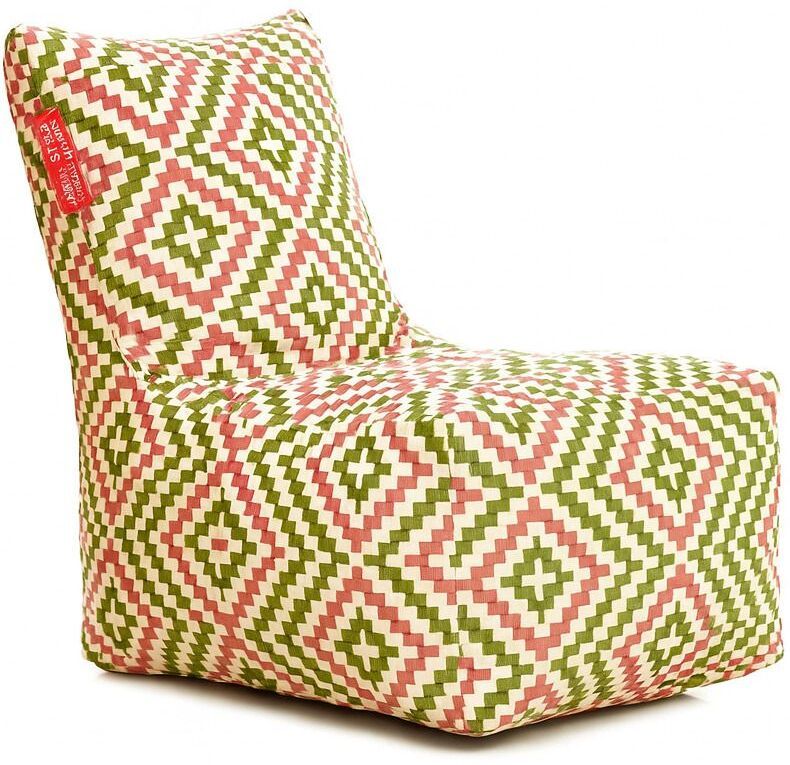 style homez Large CANVAS CLASSIC CHAIR, Cotton IKAT Printed Bean Bag Chair With Bean Filling-picture-34