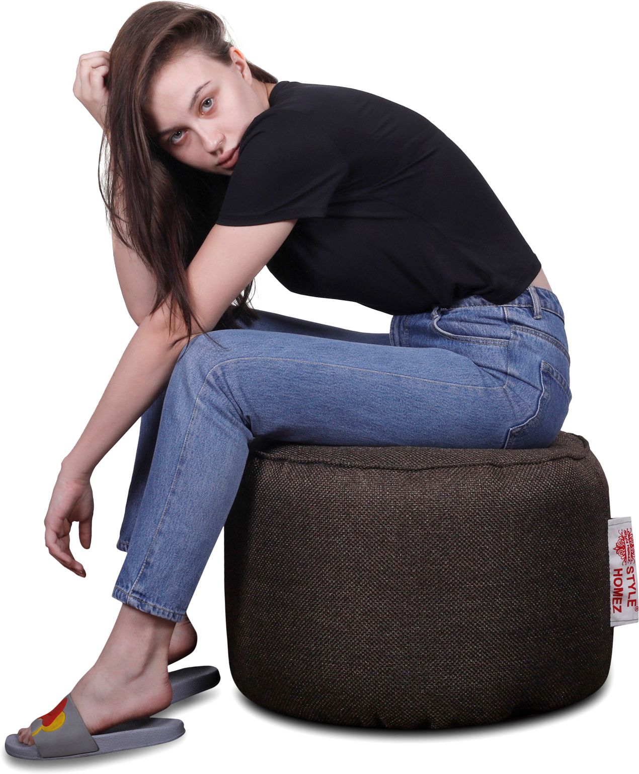 Large Bean Bag Footstool With Bean Filling-image-12